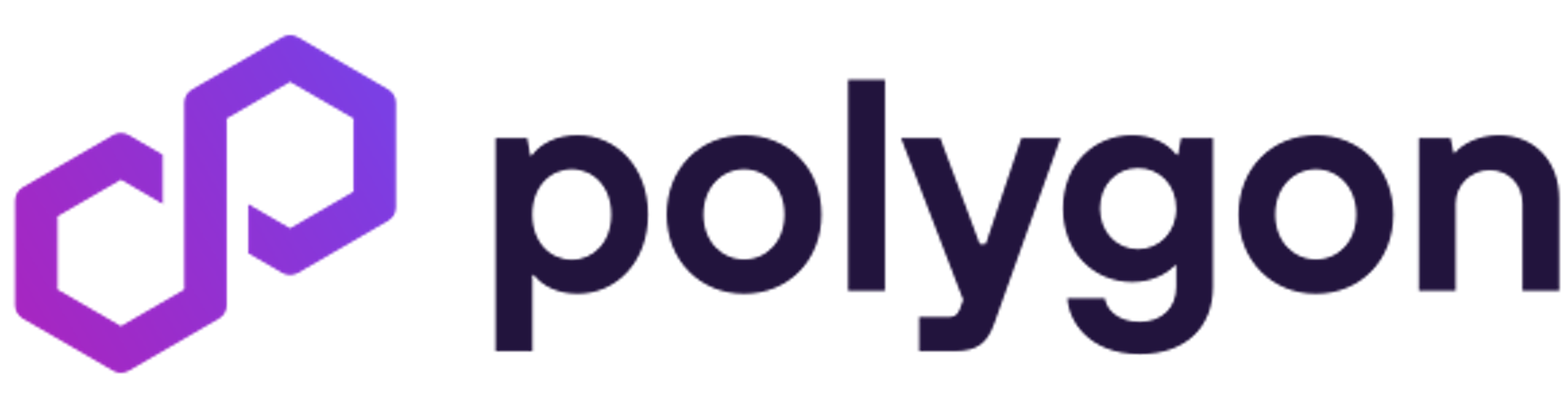 Polygon blockchain logo
