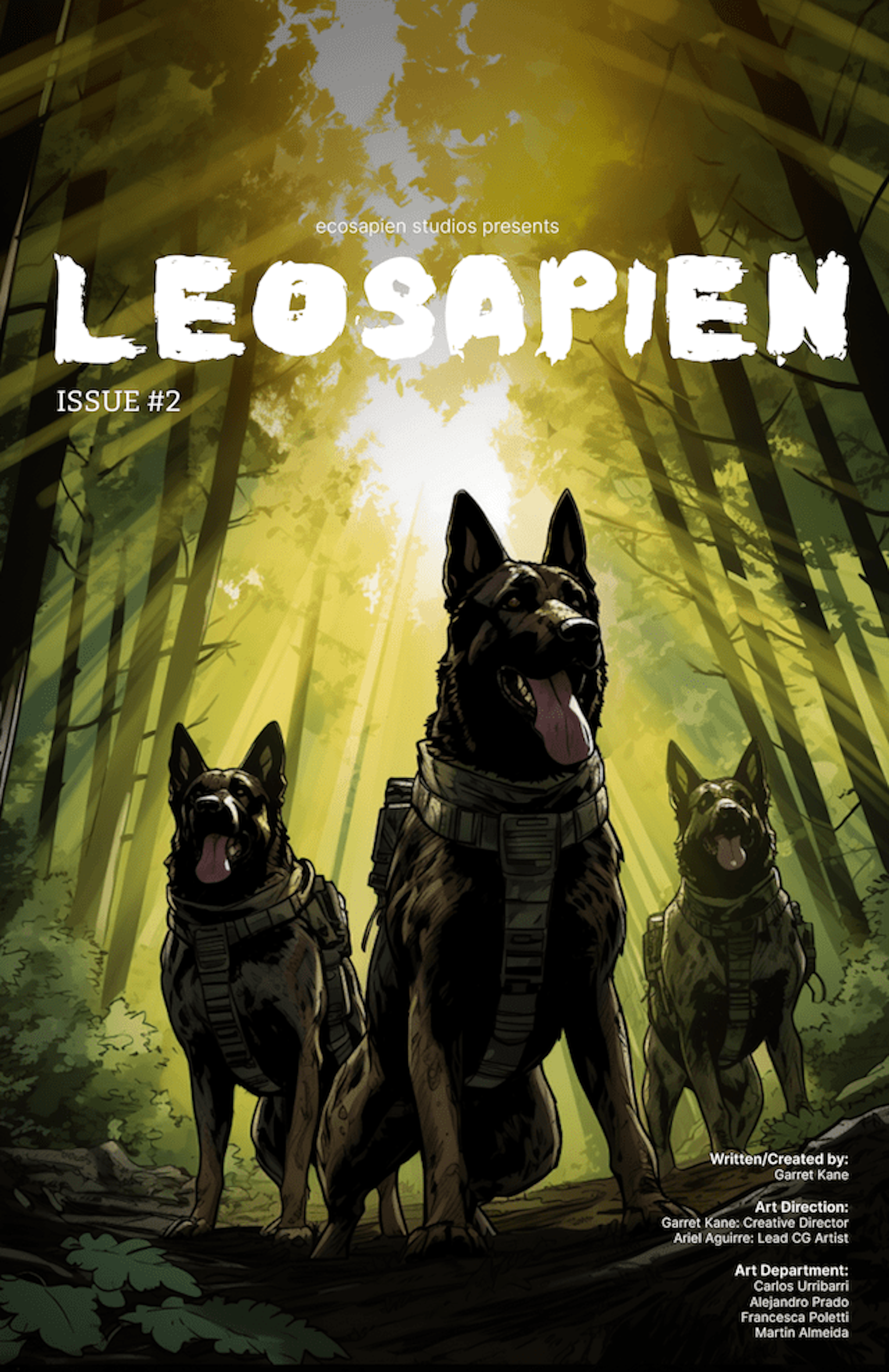 Leosapien Issue #2 cover